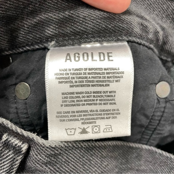 AGOLDE 90's Mid Rise Loose in Smokestack - Picture 9 of 10